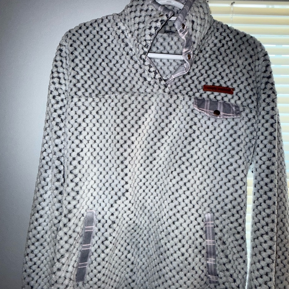 Simply Southern Black and White Patterned Sweater